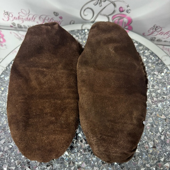 Moccasins handmade mukluks fur Sherpa suede leather beaded floral Inuit native - Picture 5 of 14